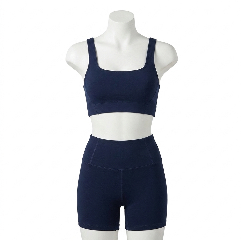 NEW FREE PEOPLE never better square neck bra in midnight navy